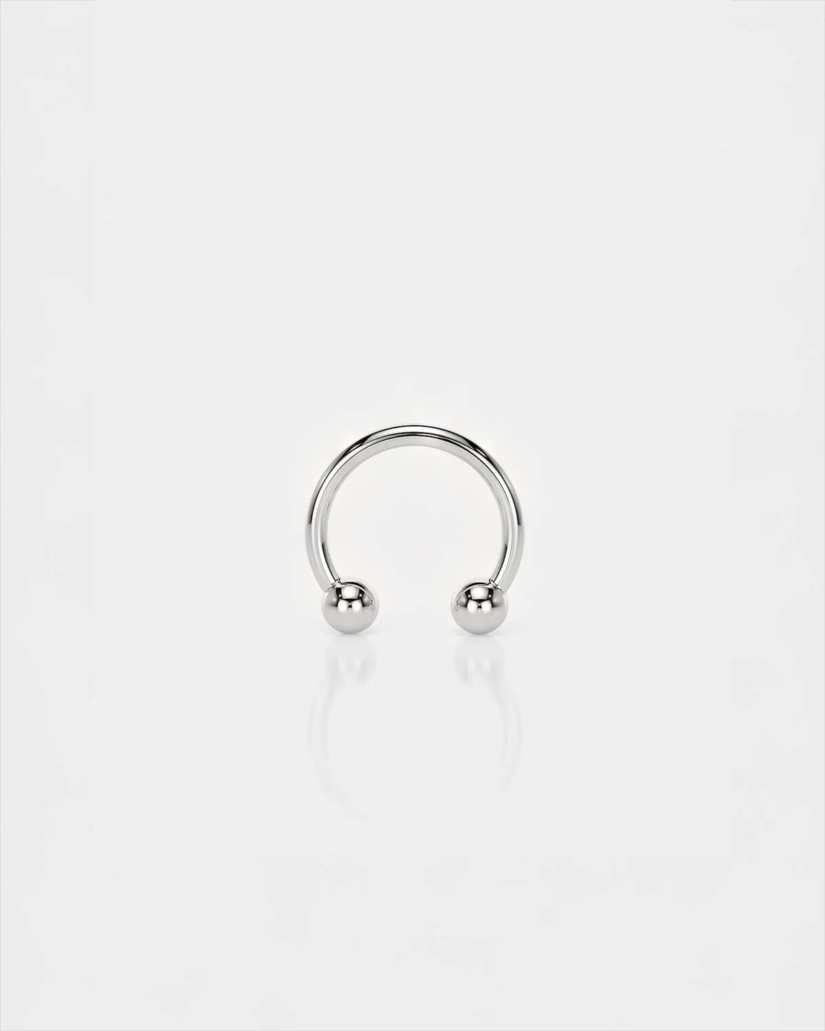 CIRCULAR BARBELL | TITANIUM | POLISHED | 16 GAUGE